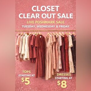 2/10 Closet Clear Out Live | All Starting Bids $5 & $8 Random Pulls Women’s